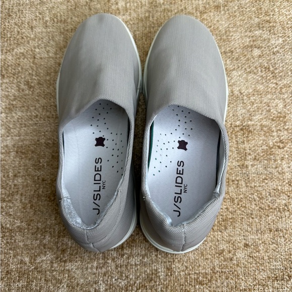 Jslides Jollie Stretch Slip-On Grey Sneakers Size 6.5 - Picture 10 of 12